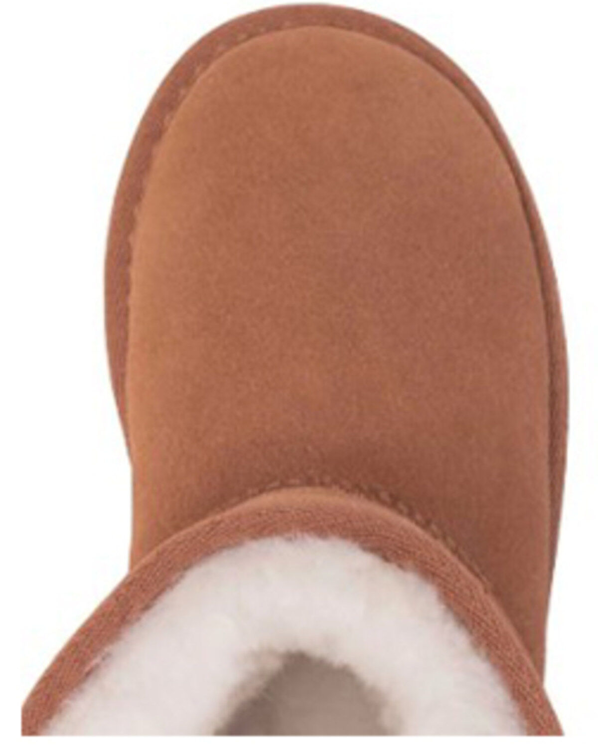 Image #5 - Cloud Nine Girls' Sheepskin Boots - Round Toe, Chestnut, hi-res