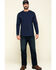 Image #6 - Hawx Men's Navy Sleeve Logo Long Sleeve Work T-Shirt - Tall, Navy, hi-res