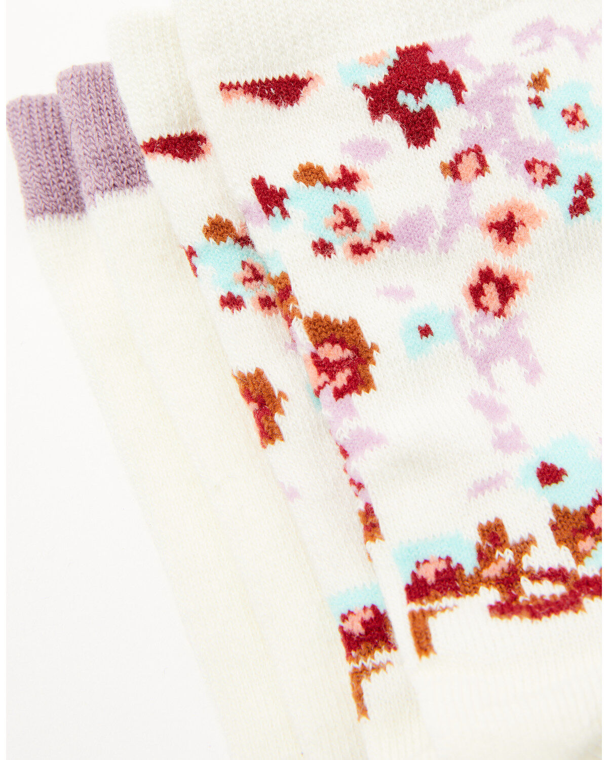 Image #3 - Shyanne Girls' Crew Socks - 2 Pack, Purple, hi-res