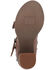Dingo Women's Ziggy Leather Studded Buckle Sandals , Tan, hi-res