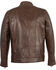 Image #2 - Milwaukee Leather Men's Sheepskin Moto Leather Jacket - 4X, Brown, hi-res