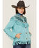 Double D Ranch Women's Outside Boys Jacket, Turquoise, hi-res