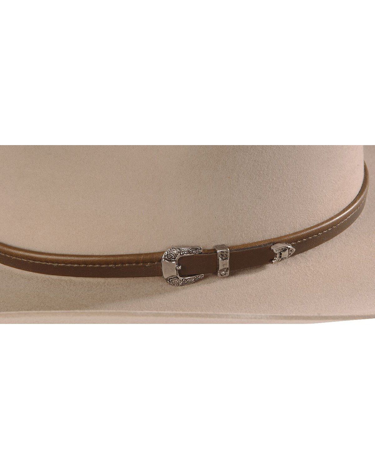 stetson 4x buffalo felt seneca pinch front western hat