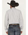 Image #4 - Wrangler X Cody Johnson Men's Striped Long Sleeve Button-Down Western Shirt - Tall, Grey, hi-res