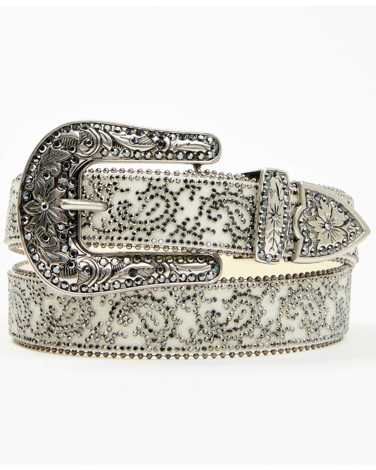 Product Name:  Shyanne Women's Stasia Rhinestone Paisley Print Belt