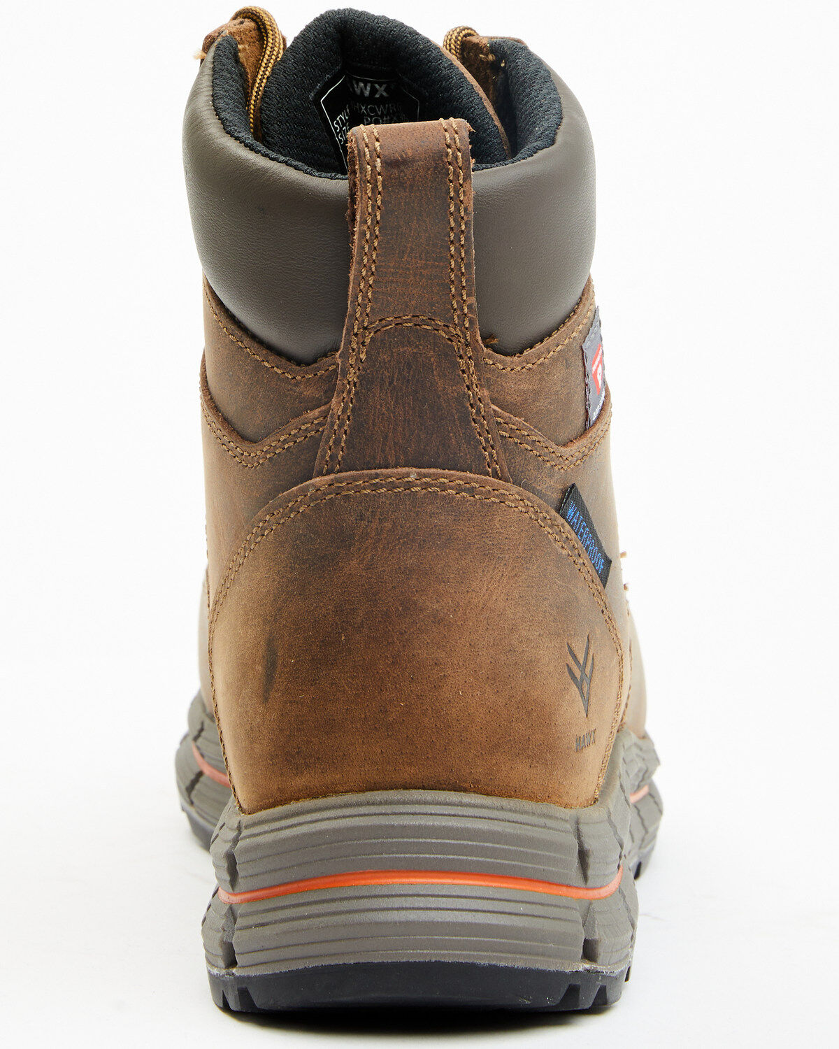 Image #5 - Hawx Men's 6" Insulated Lace-Up Waterproof Work Boots - Composite Toe, Brown, hi-res
