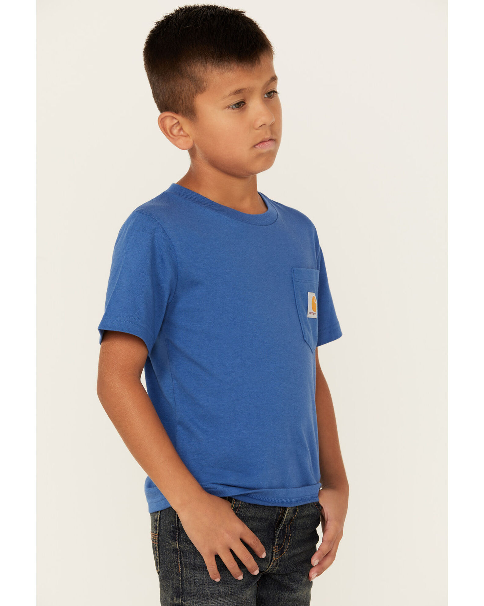Carhartt Boys Logo Pocket Short Sleeve T Shirt Boot Barn