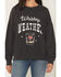 Image #3 - White Crow Women's Whiskey Weather Graphic Crewneck, Black, hi-res