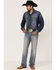 Cody James Core Men's Bear Down Light Wash Stretch Slim Bootcut Jeans , Blue, hi-res