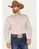 Rough Stock by Panhandle Men's Paisley Print Long Sleeve Stretch Western Shirt, Rust Copper, hi-res