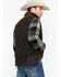 Image #2 - Outback Trading Co. Men's Sawbuck Oilskin Zip-Up Vest, Sage, hi-res