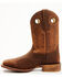 RANK 45 Men's Warrior Xero Gravity Western Performance Boots - Broad Square Toe, Caramel, hi-res