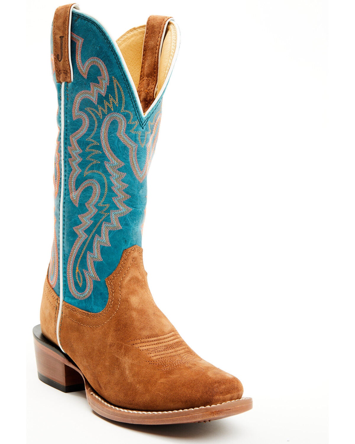 Justin Women's Breaking News Western Boots - Square Toe, Tan, hi-res