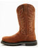 Shyanne Women's 11" Pull On Western Work Boots - Composite Toe, Brown, hi-res
