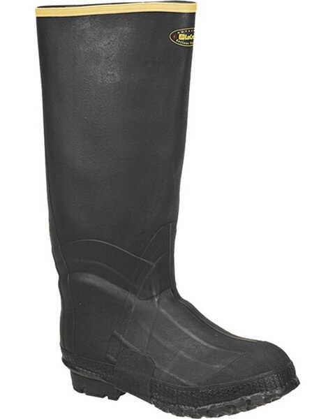 Image #1 - LaCrosse Men's ZXT Knee Insulated Rubber Boots - Round Toe, Black, hi-res