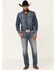Image #1 - Cody James Core Men's Buster Stretch Medium Wash Slim Straight Jeans, Blue, hi-res