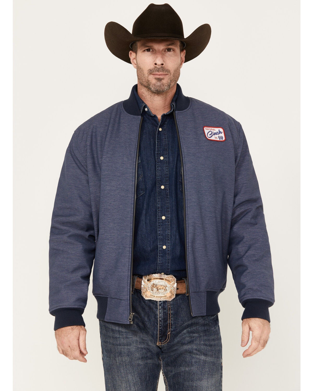 Image #1 - Cinch Men's Bomber Bonded Jacket, , hi-res