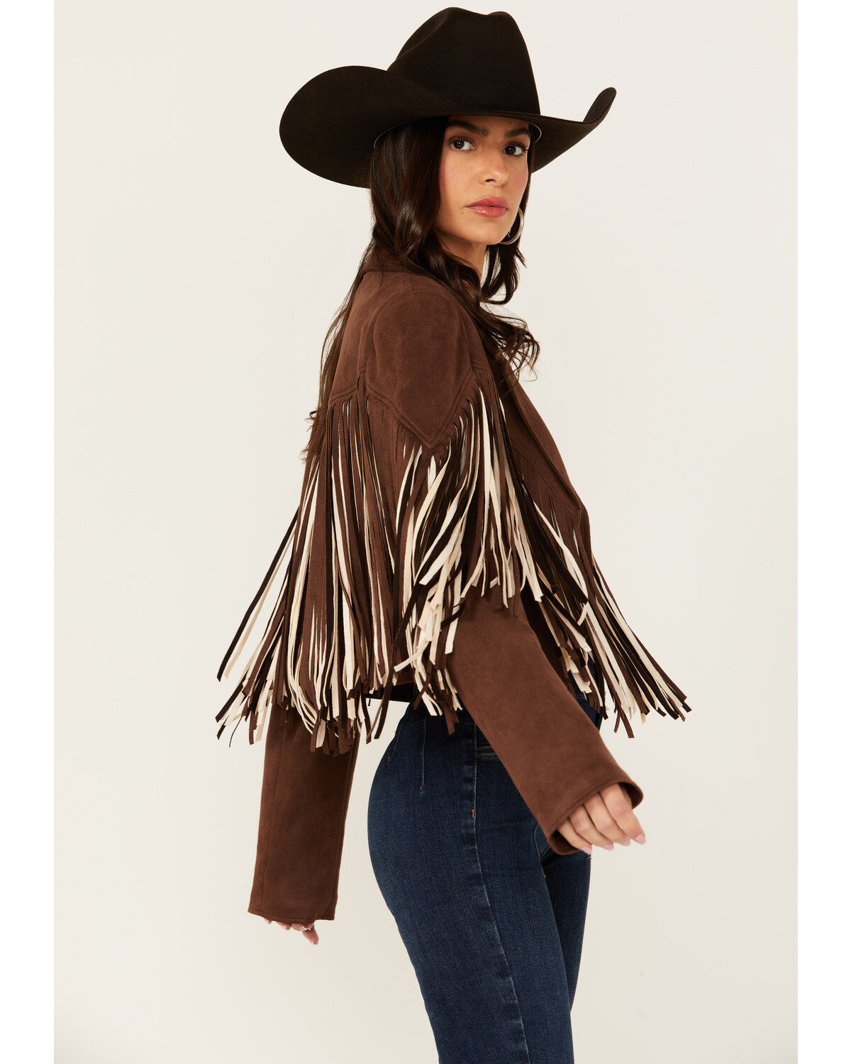 Image #2 - Saints & Hearts Women's Fringe Jacket, , hi-res
