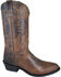 Smoky Mountain Men's Denver Western Boots - Medium Toe, Brown, hi-res