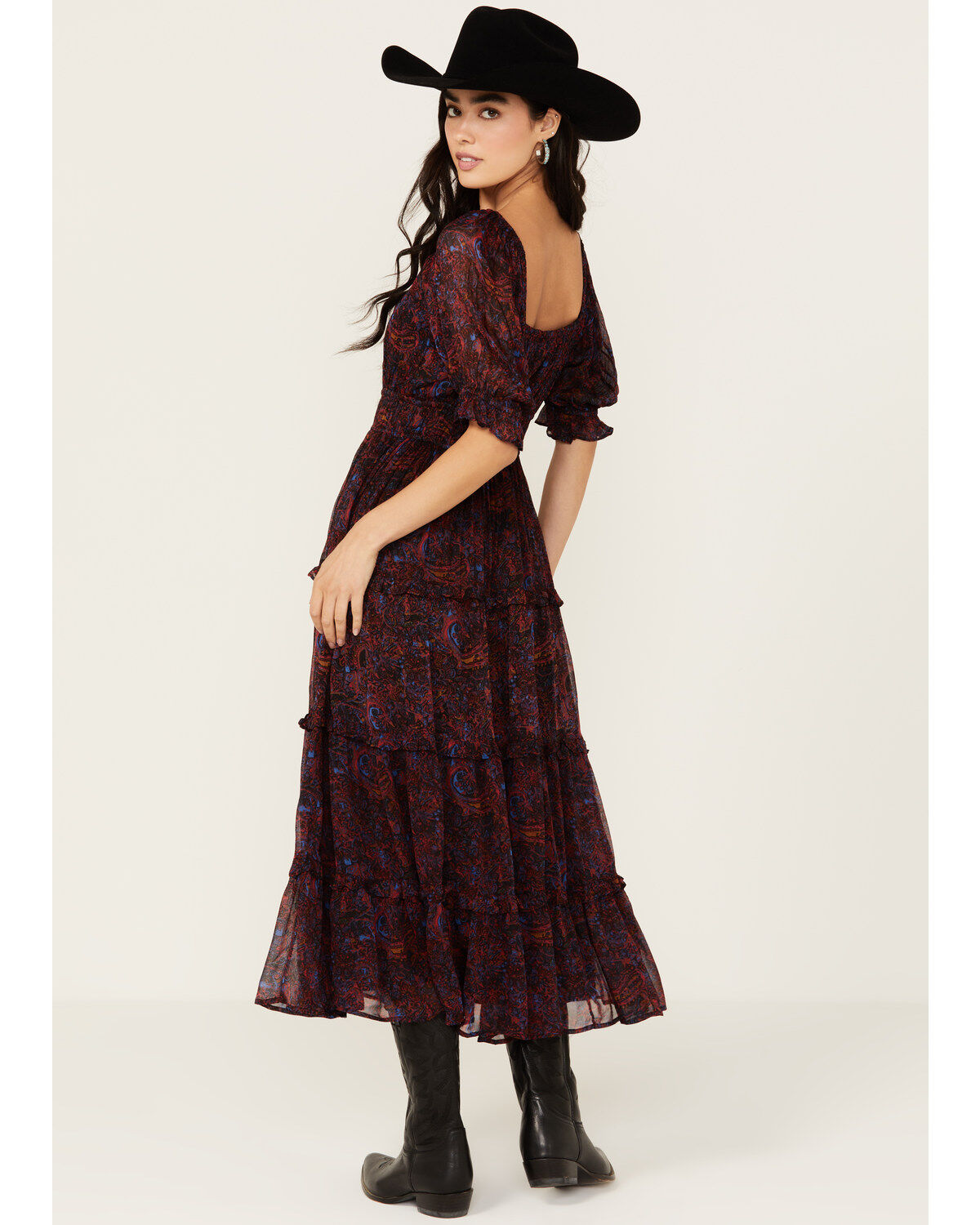 Image #4 - Cleobella Women's Alessia Print Midi Dress, , hi-res