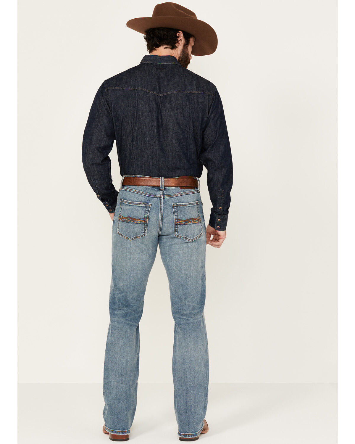 Product Name:  RANK 45® Men's Bodie Medium Wash Slim Bootcut Performance Stretch Denim Jeans