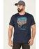 Image #1 - Brothers and Sons Men's Navy Ozark National Forest Graphic Short Sleeve T-Shirt, Navy, hi-res