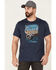 Brothers & Sons Men's Navy Ozark National Forest Graphic Short Sleeve T-Shirt , Navy, hi-res