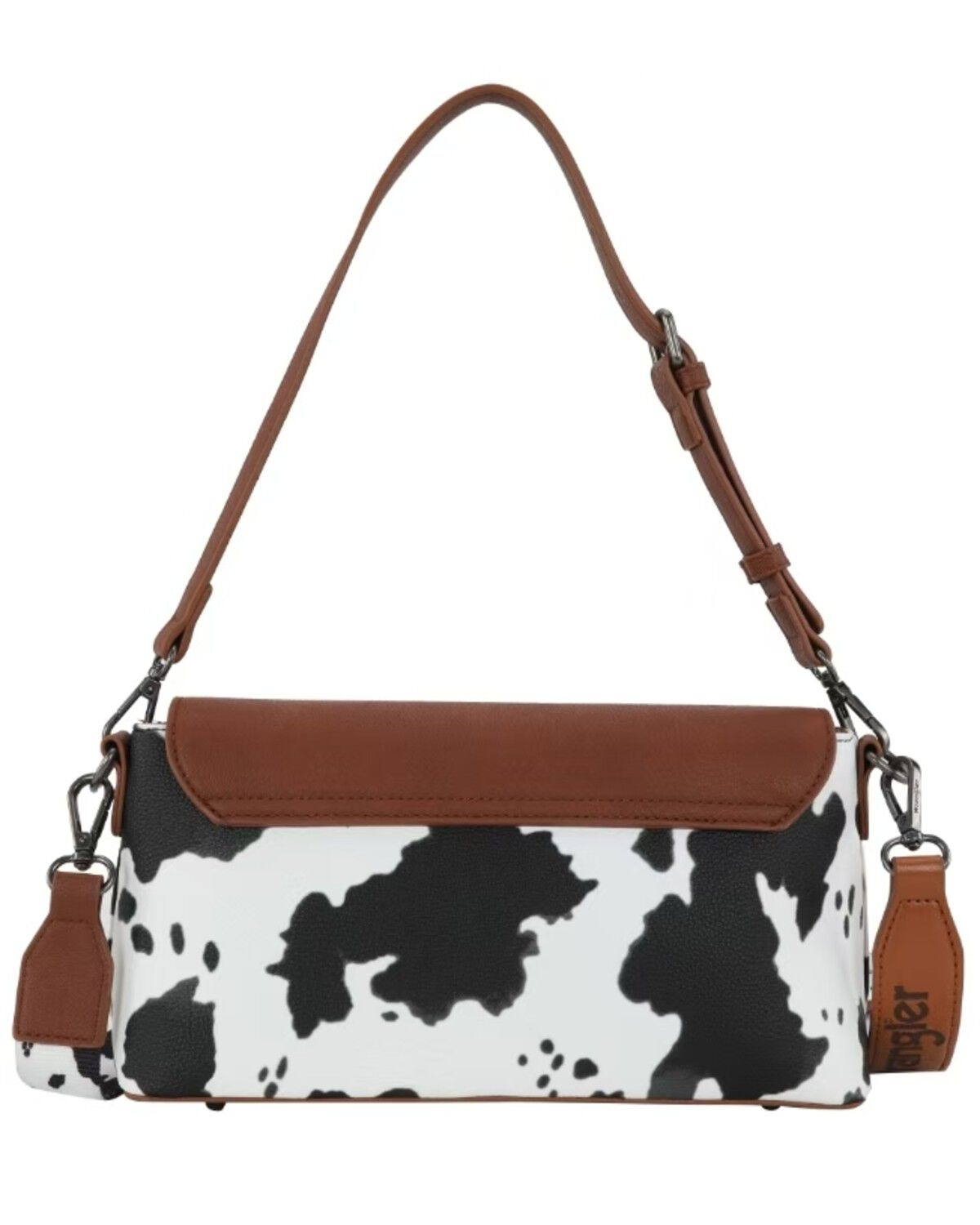 Wrangler Women's Boot Barn Exclusive Daisy Cow Print Flap Shoulder Bag