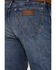 Image #3 - Wrangler Retro Premium Men's Haze Medium Wash Stretch Slim Bootcut Jeans, Blue, hi-res