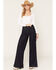 Image #1 - Wrangler Women's Canyon Dark Wash High Rise Wide Denim Jeans, Dark Wash, hi-res