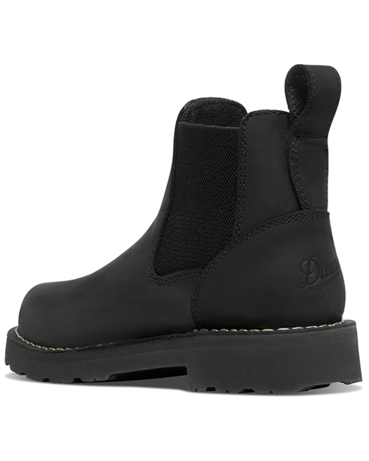 Image #3 - Danner Women's 5" Bull Run Chelsea Work Boots - Soft Toe, Black, hi-res