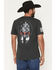 Image #4 - Howitzer Men's Respect Spartan Short Sleeve Graphic T-Shirt, Black, hi-res