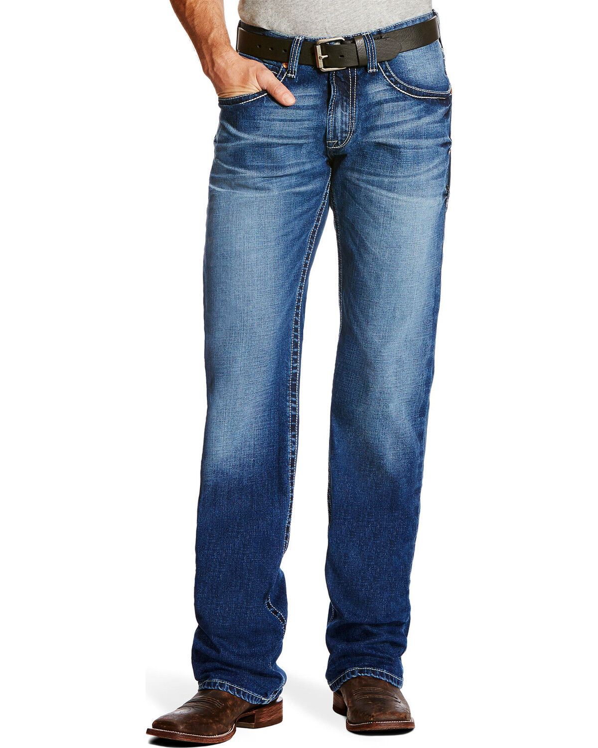 Image #2 - Ariat Men's M4 Dawson Low Rise Bootcut Jeans, , hi-res