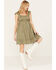 Image #1 - Cleo + Wolf Women's Solid A-Line Mini Dress, Olive, hi-res