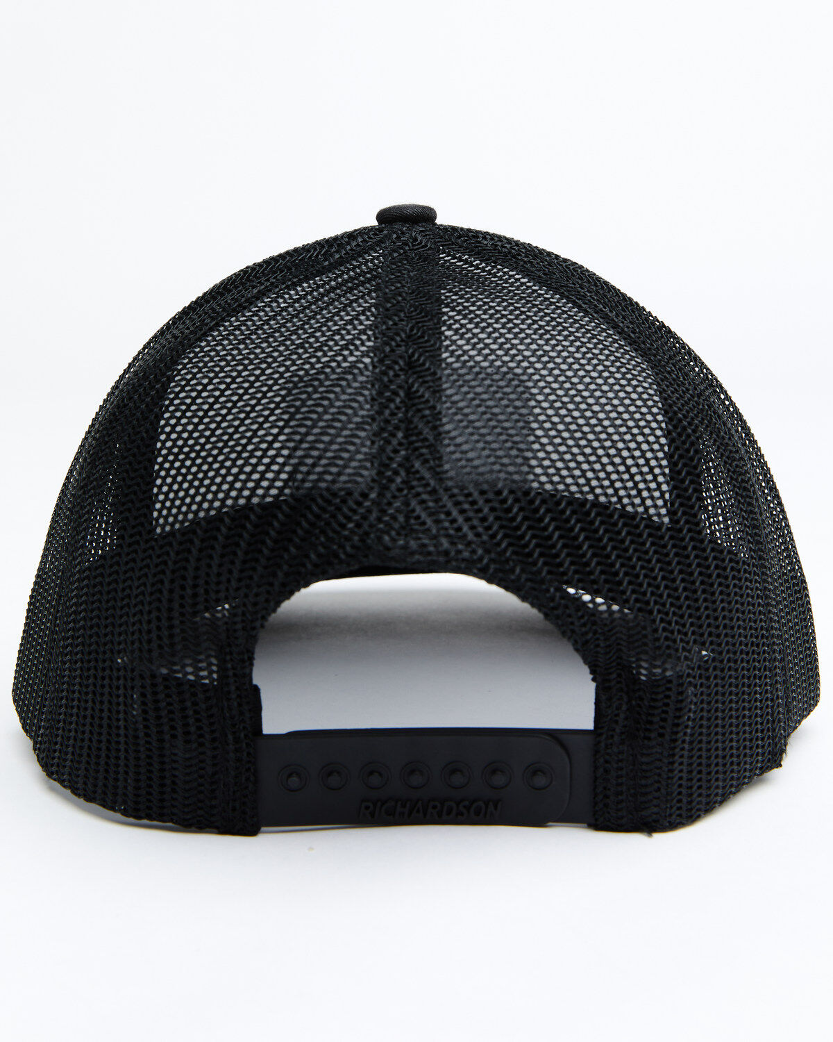 Image #3 - Okie Men's Billy Rubber Flag Logo Patch Mesh-Back Ball Cap - White & Black, White, hi-res