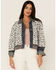 Free People Women's Ditsy Floral Denim Jacket, Multi, hi-res