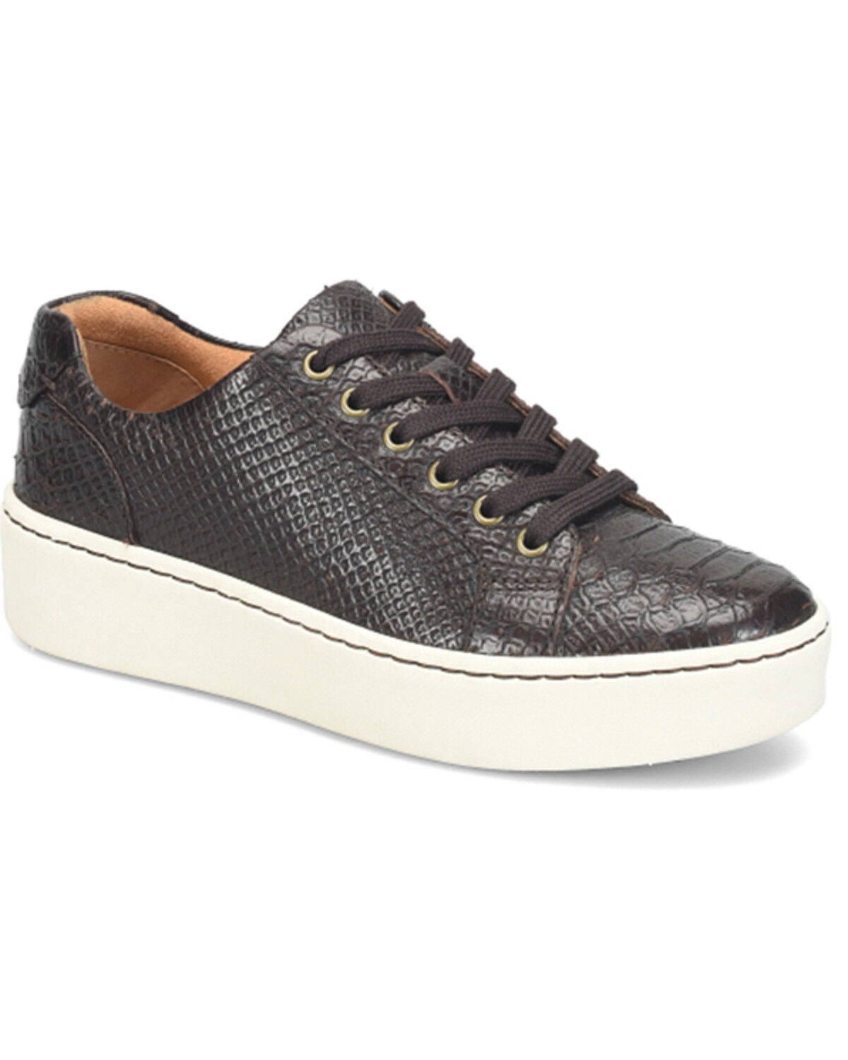Born Women's Mira Snake Print Sneakers, Brown, hi-res