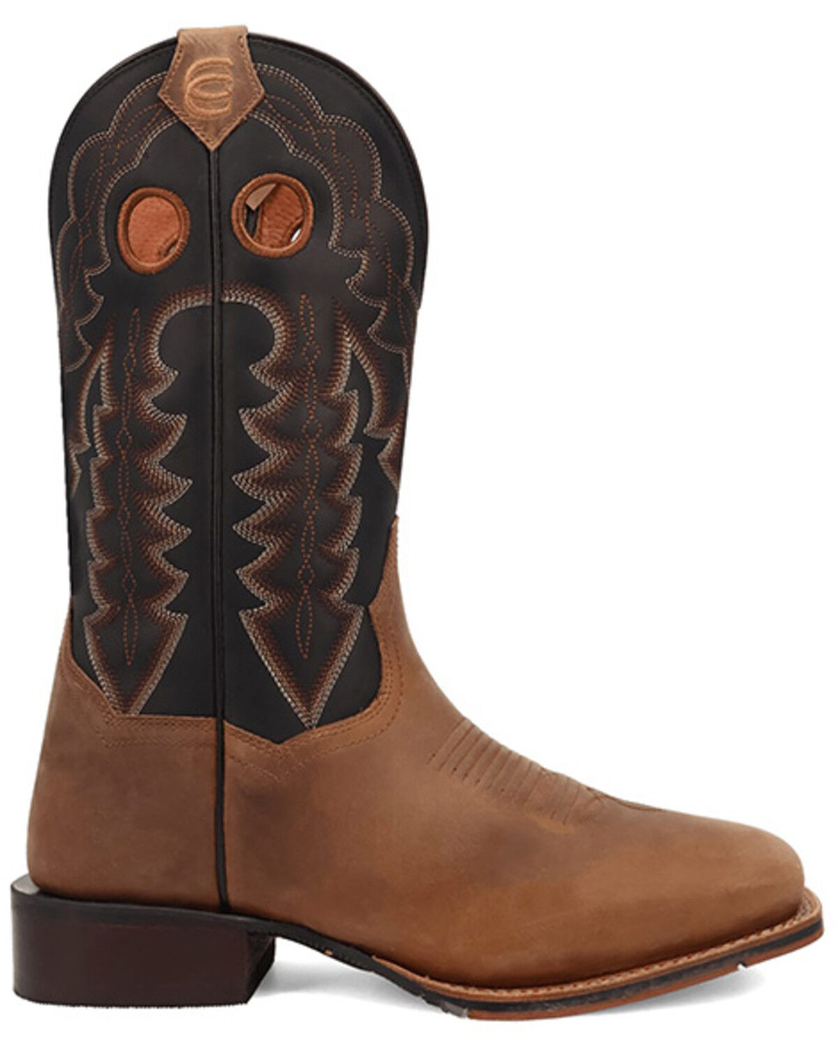 Image #2 - Dan Post Men's Lance Performance Western Boots - Broad Square Toe, Tan, hi-res