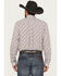 Image #4 - Cinch Men's Geo Print Long Sleeve Button-Down Western Shirt, White, hi-res