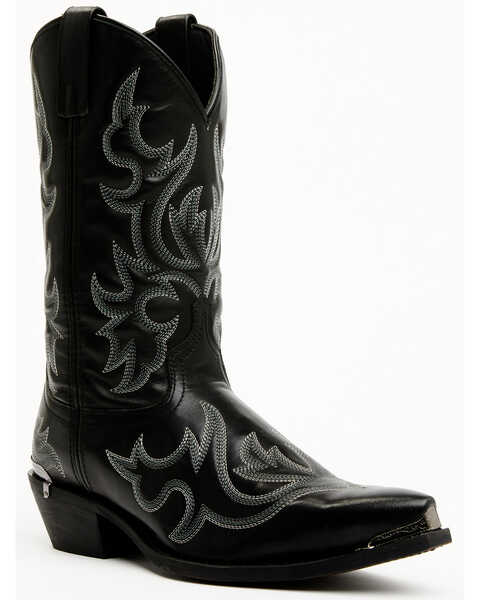 Laredo Men's Jameson Western Boots - Snip Toe , Black, hi-res