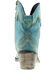 Liberty Black Women's Side Bug & Wrinkle Fontana Crack Short Western Boots - Pointed Toe, Turquoise, hi-res