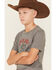 Image #2 - Wrangler Boys' Stay Wild Short Sleeve Graphic T-Shirt, , hi-res