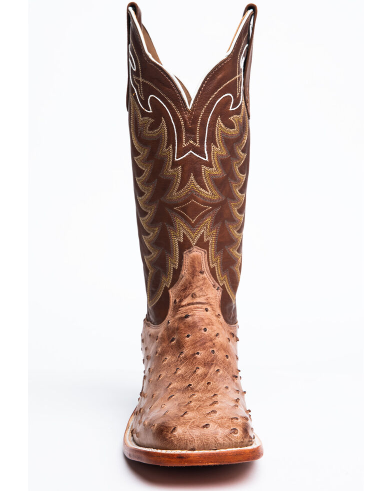 tony lama men's san saba full quill ostrich exotic boots
