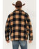 Cinch Men's Frontier Plaid Print Coat, Brown, hi-res