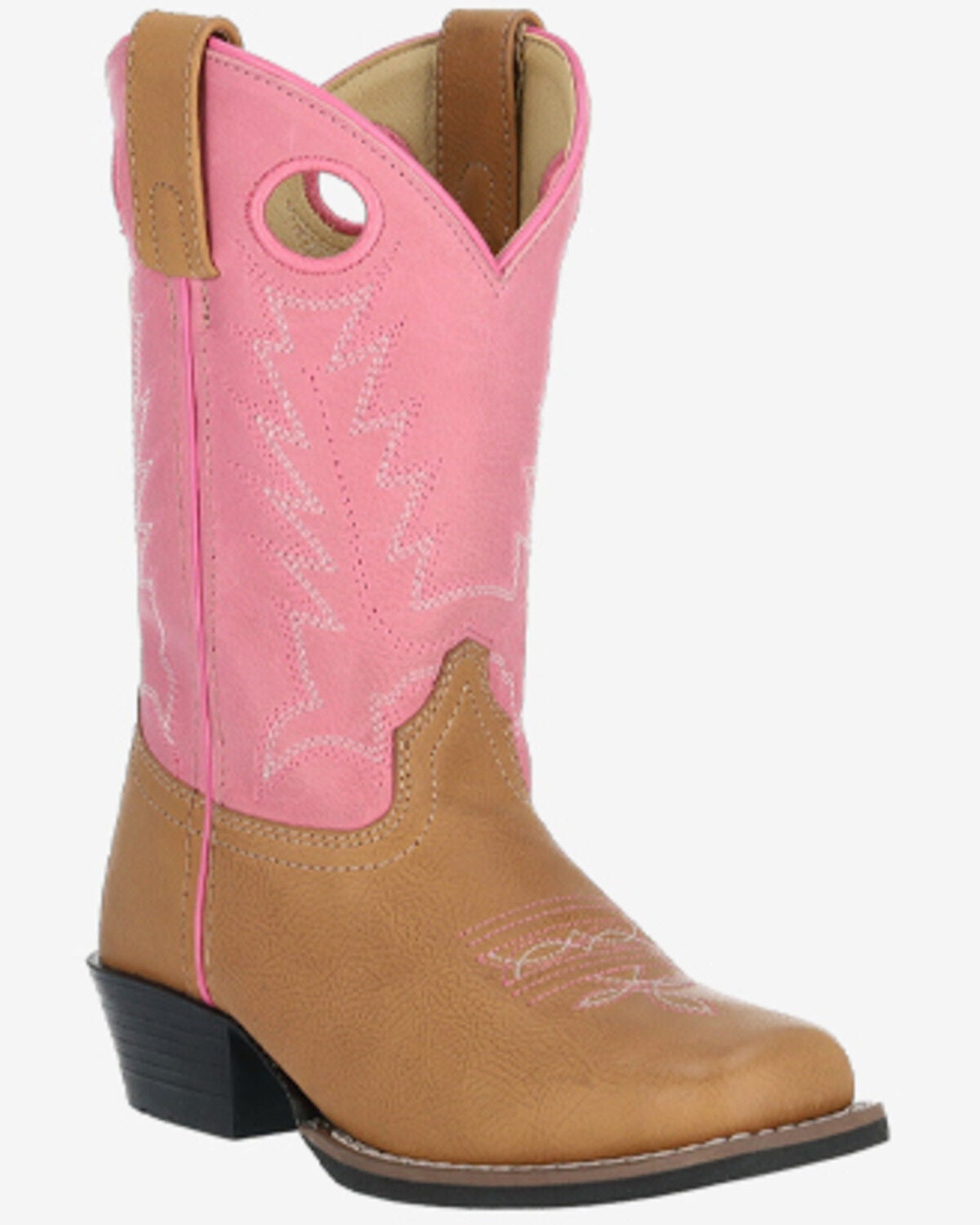 Smoky Mountain Little Girls' Mesa Western Boots - Square Toe, Pink, hi-res
