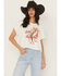 Image #1 - Ariat X Sendero Women's Yeehaw Short Sleeve Graphic Tee, White, hi-res