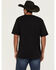 Image #4 - Wrangler Men's Western Denim Logo Short Sleeve Graphic T-Shirt, Black, hi-res