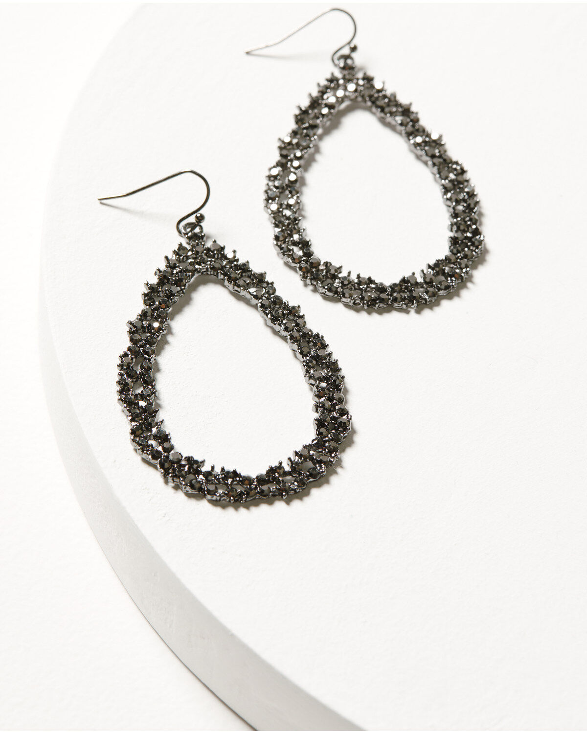 Image #1 - Shyanne Women's Enchanted Forest Pewter Teardrop Earrings, Pewter, hi-res