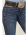 Image #2 - Ariat Women's Mid Rise Miriam Bootcut Irvine Denim Jeans, Dark Wash, hi-res