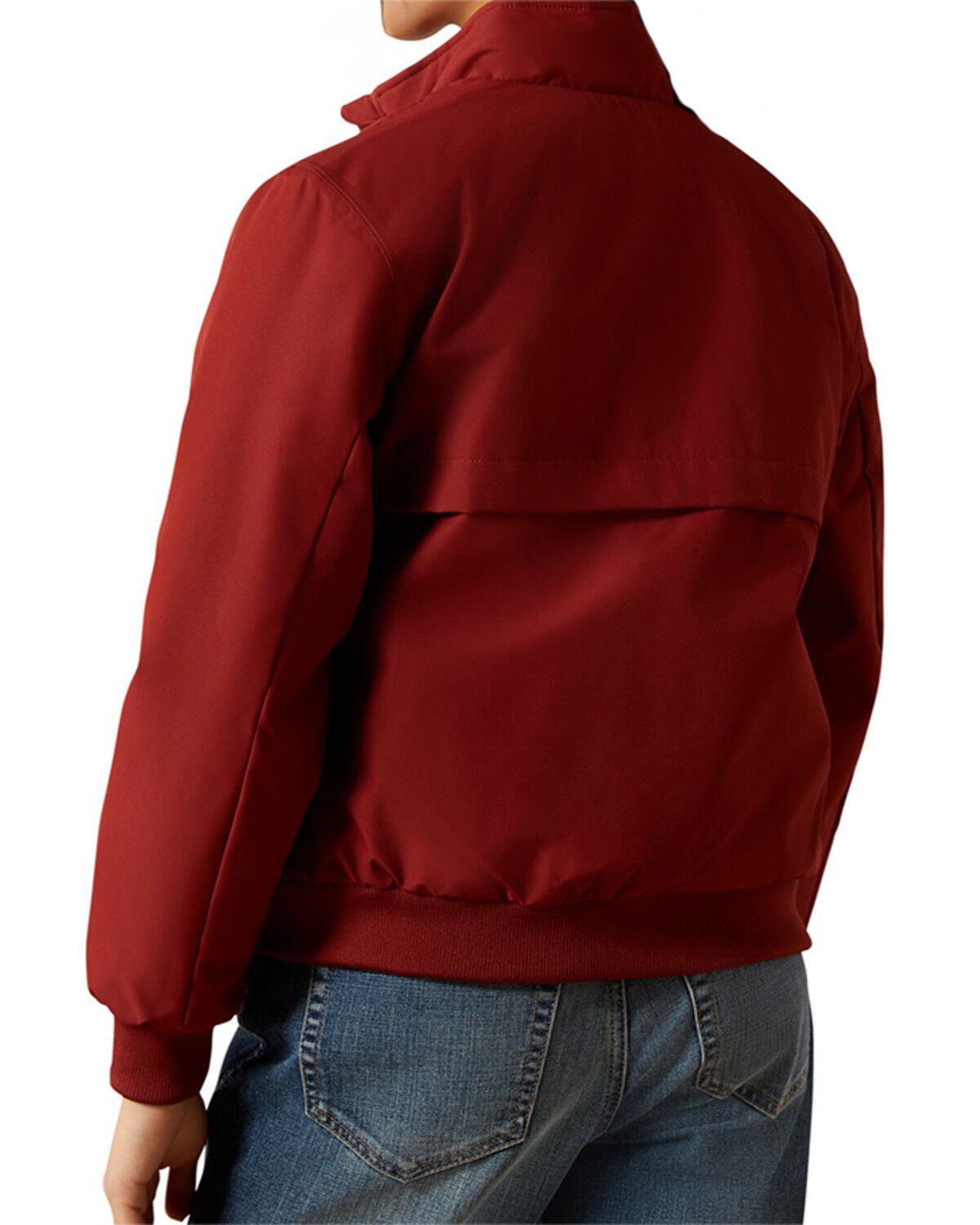 Image #3 - Ariat Boys' Stable Zip-Up Jacket, Burgundy, hi-res